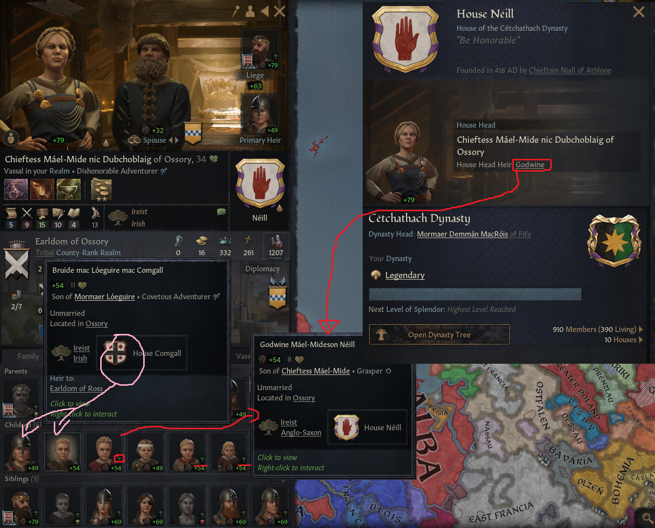 How the hell is the dynasty head chosen in CK3 ??? Paradox